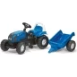 Mobile Preview: rollyKid Landini Power Farm 100 with roll bar and trailer