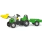 Mobile Preview: rollyKid Deutz-Fahr with loader, roll bar and trailer