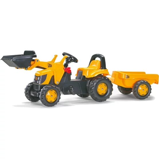 rollyKid JCB with loader, roll bar and trailer
