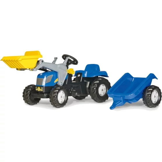rollyKid New Holland T 7040 with loader and trailer