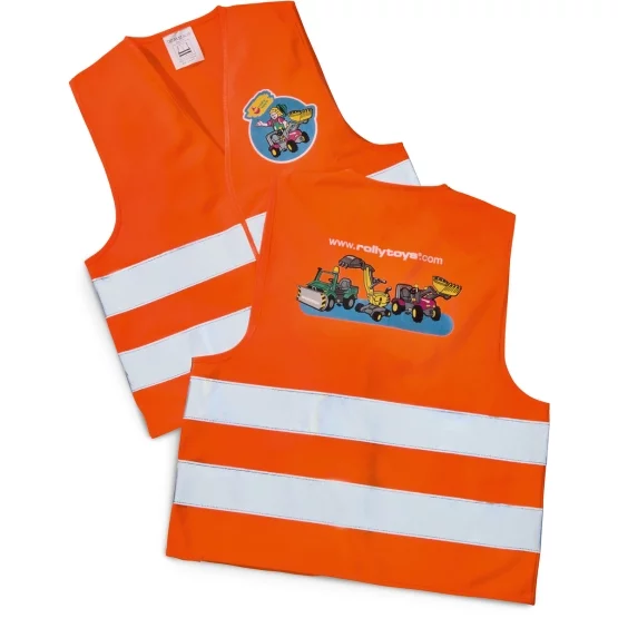 High visibility vest orange