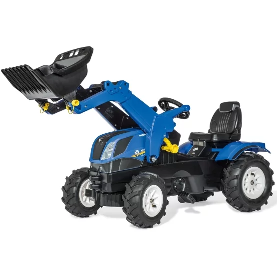 rollyFarmtrac New Holland with loader and pneumatic tires