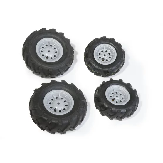 rollyTrac pneumatic tires - 2pcs. 260x95 - 2pcs. 325x115, grey